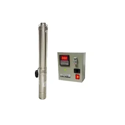 V-Guard (Nova-OT0108) 1 HP 4 inch (100 mm) 8 Stage Oil Filled Borewell Submersible Pump with Digital Control Panel (1 Year Warranty)